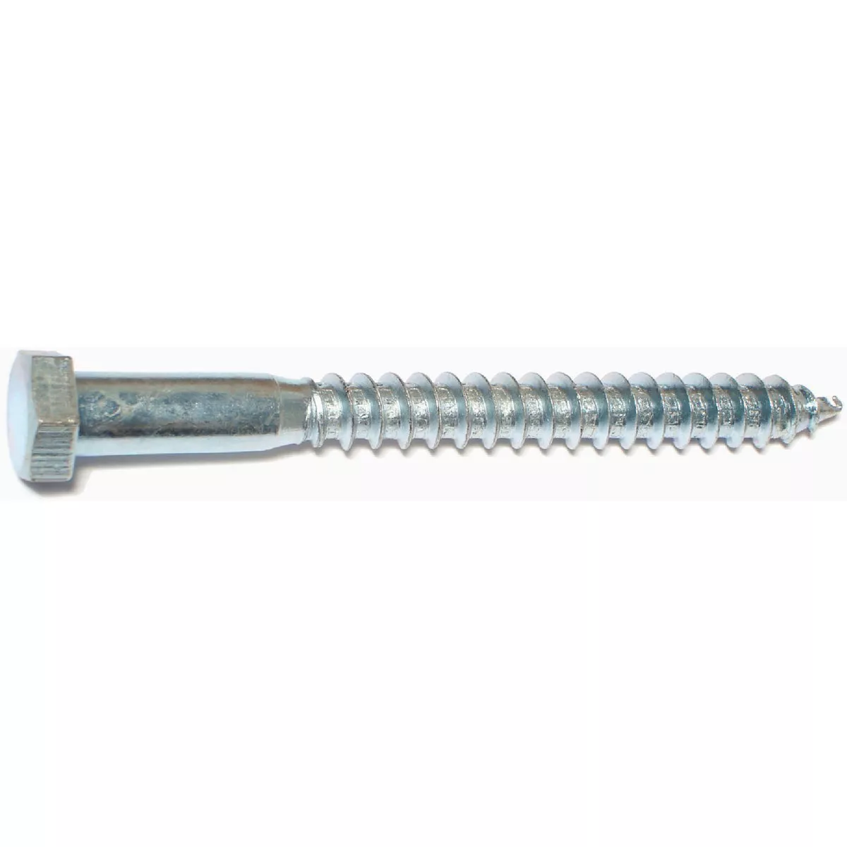 Midwest Fastener 3/8 In. x 4 In. Zinc Plated Grade 2 / A307 Steel Hex Head Lag Screws