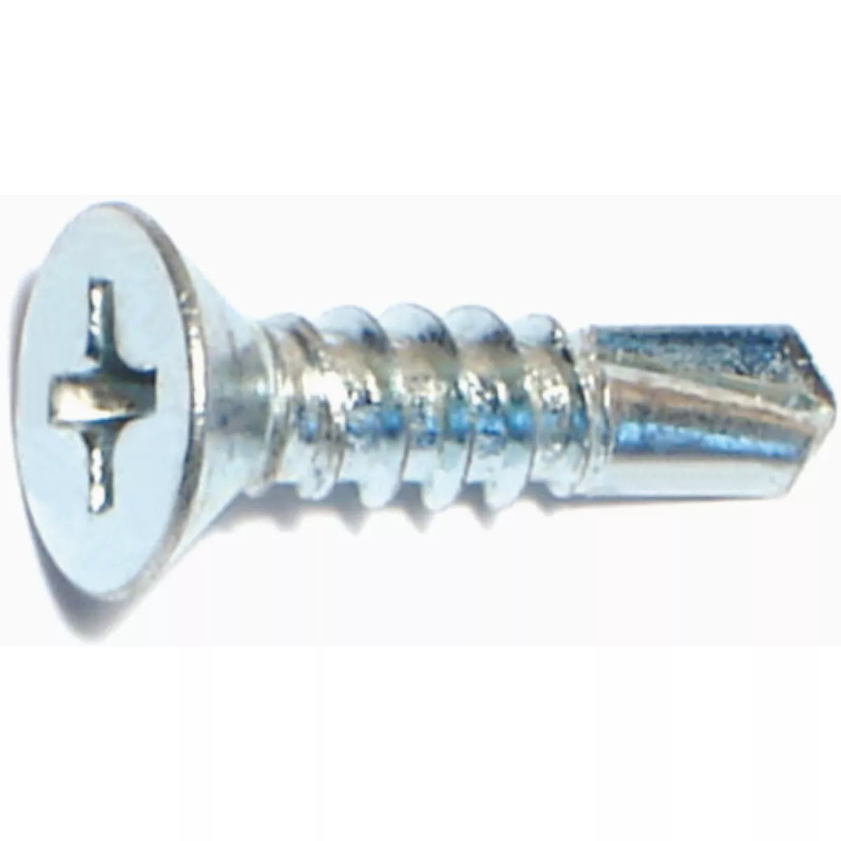 Midwest Fastener #10-16 x 3/4 In. Zinc Plated Steel Phillips Flat Head Self-Drilling Screws