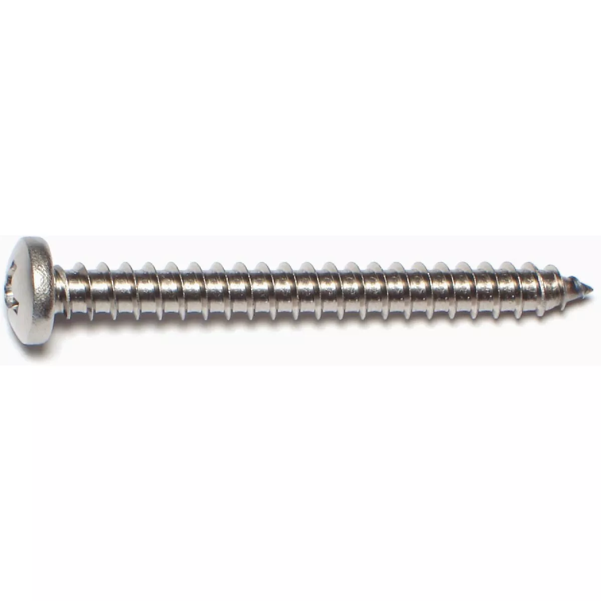 Midwest Fastener #14 x 2-1/2 In. 18-8 Stainless Steel Phillips Pan Head Sheet Metal Screws