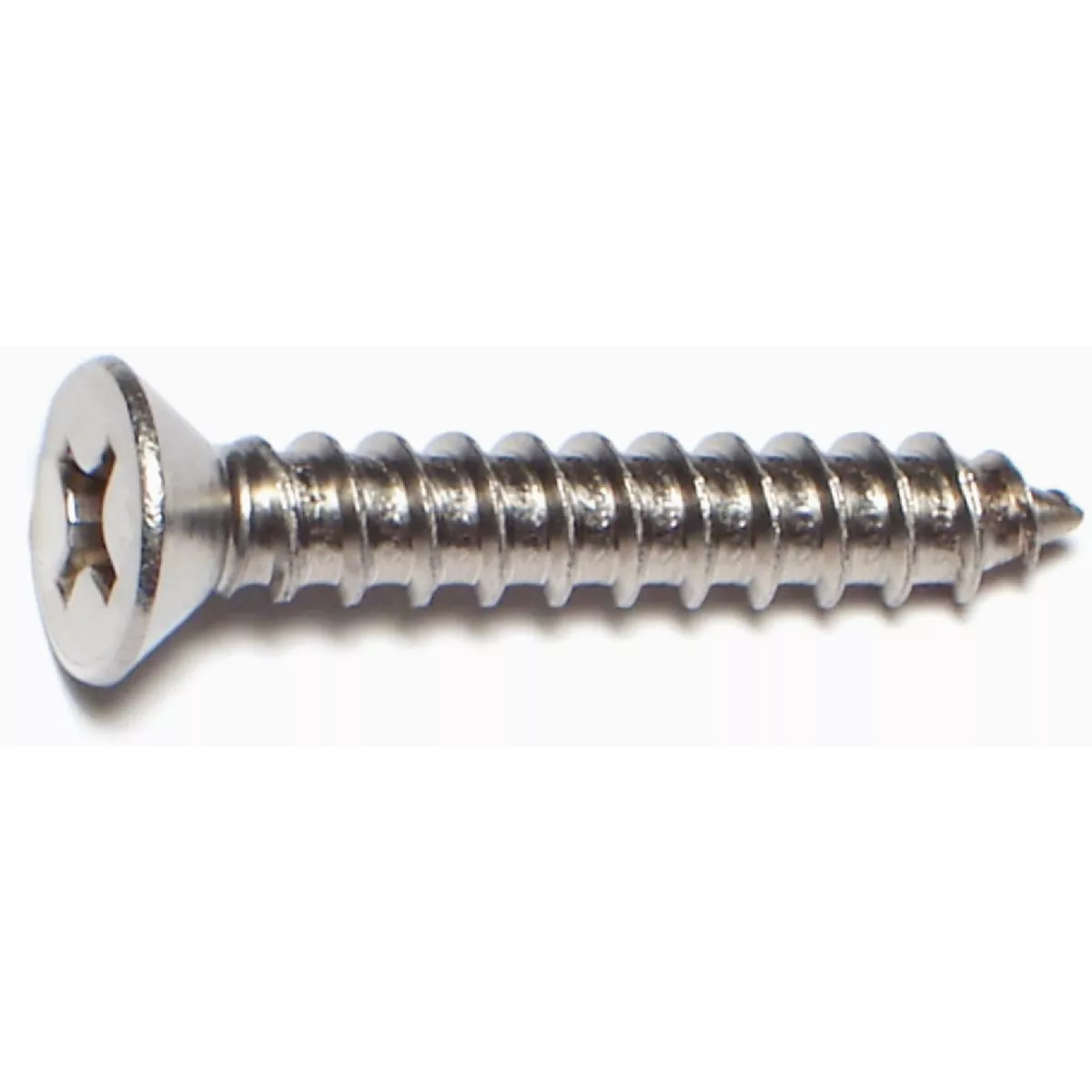 Midwest Fastener #14 x 1-1/2 In. 18-8 Stainless Steel Phillips Flat Head Sheet Metal Screws (5 Ct.) - photo 2