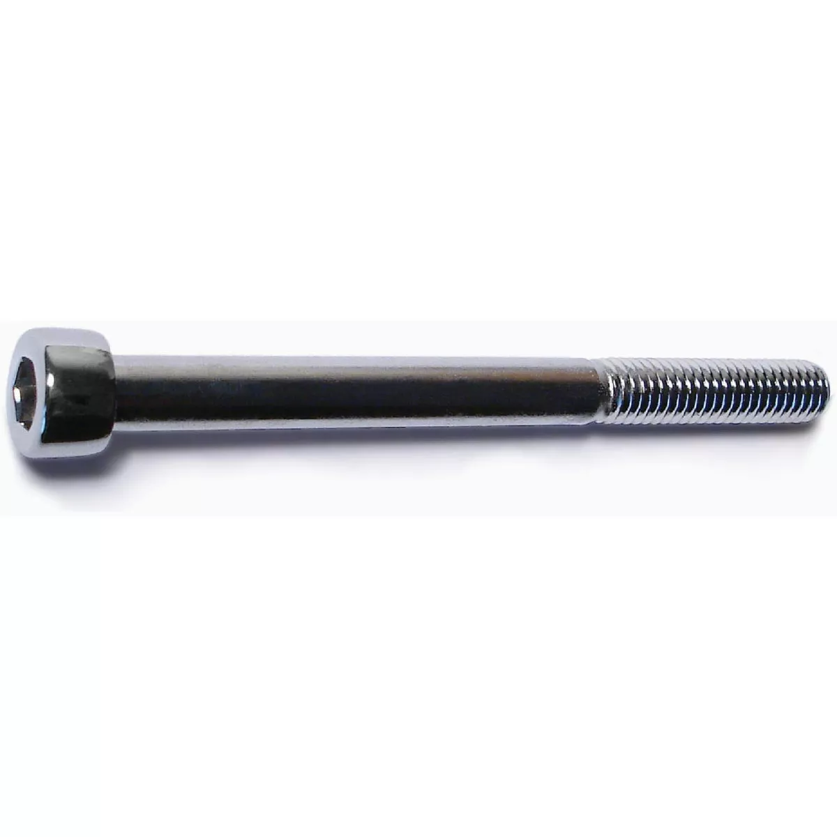 Midwest Fastener 6mm-1.0 x 70mm Chrome Plated Class 12.9 Steel Coarse Thread Knurled Head Hex Socket Cap Screws (5 Ct.)