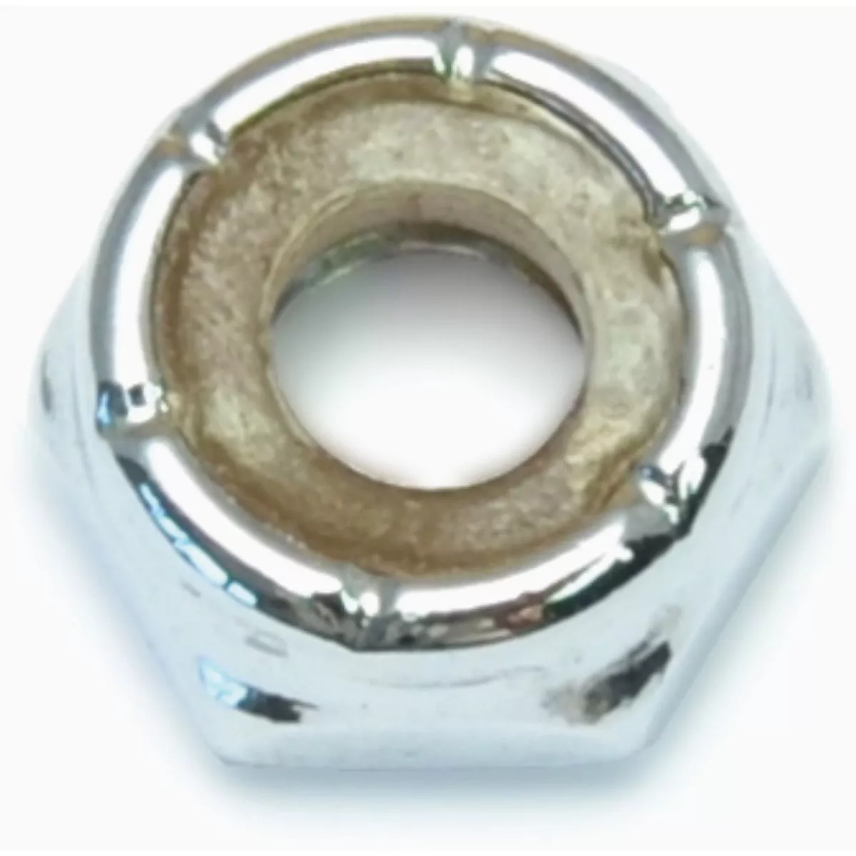 Midwest Fastener 1/4 In.-20 Chrome Plated Steel Coarse Thread Thin Pattern Lock Nuts (10 Ct.)- - photo 2