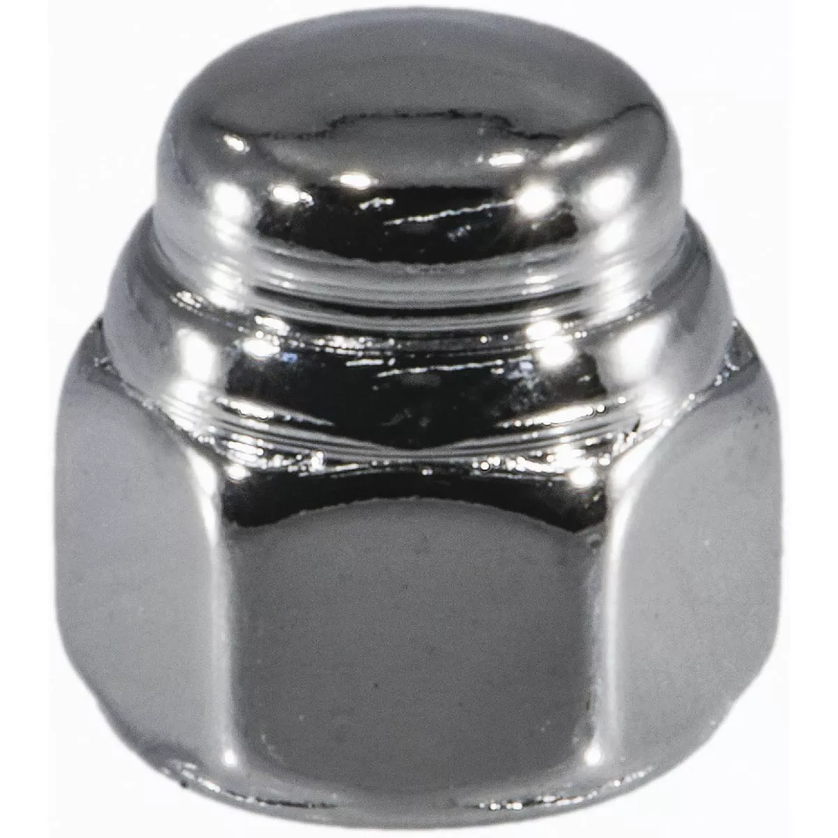 Midwest Fastener #10-24 Chrome Plated Steel Coarse Thread Flat Head Acorn Cap Nuts