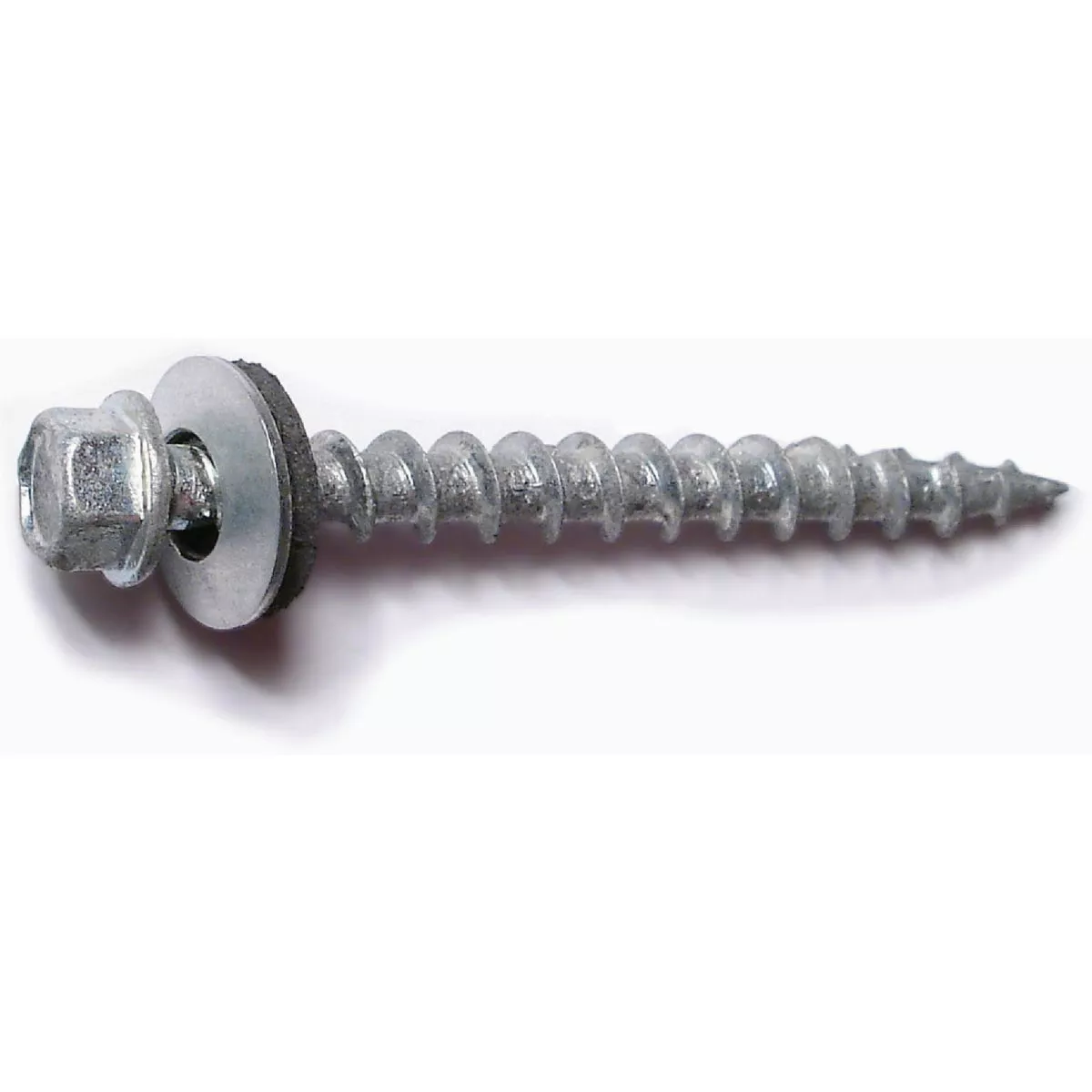 Midwest Fastener #10 x 2 In. Galvanized Steel Hex Washer Head Type 17 Pole Barn Self-Drilling Screws (15 Ct.)