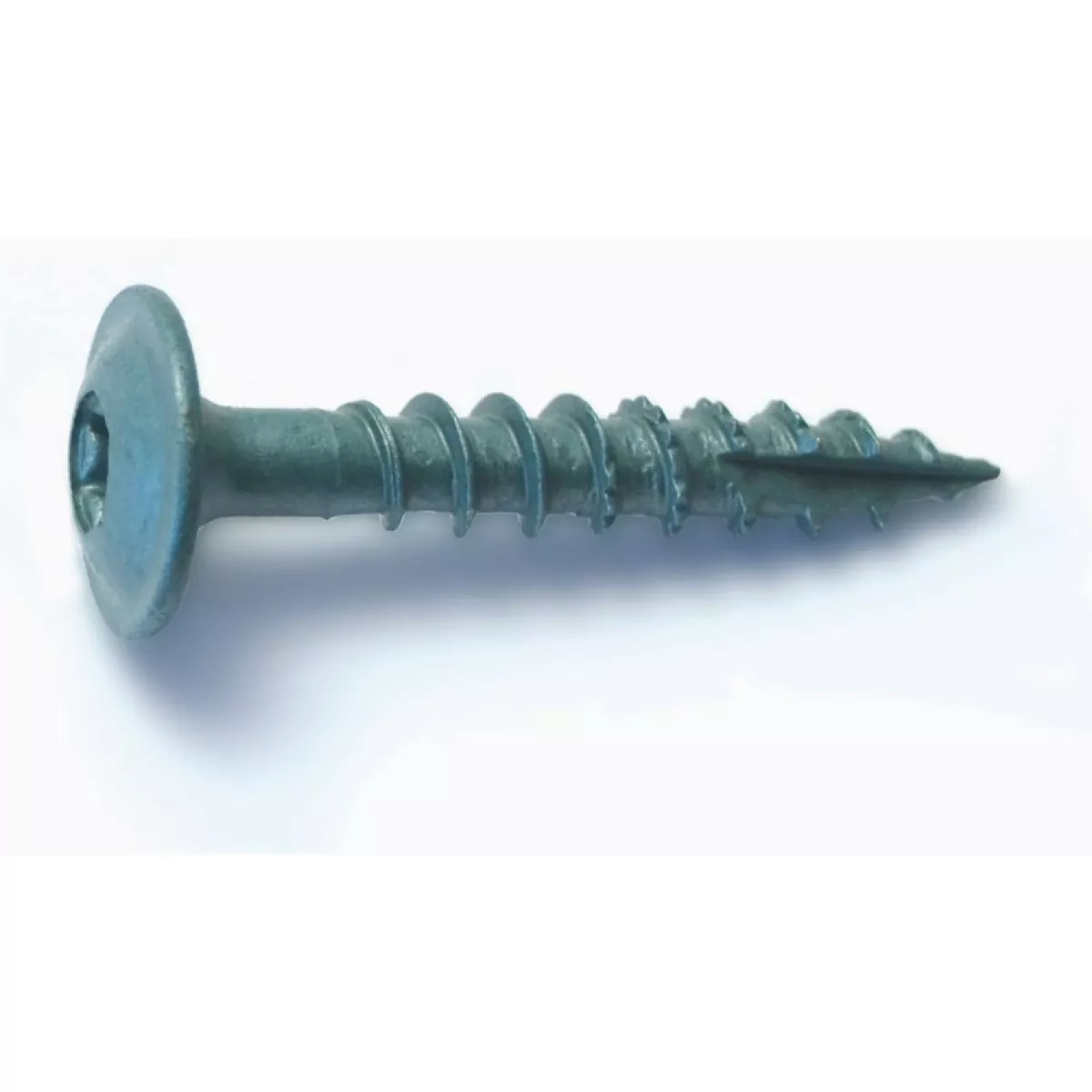 Midwest Fastener 1/4 In. x 1-1/2 In. Green XL1500 Coated Steel Round Washer Head Star Drive Construction Lag Screws (20 Ct.)