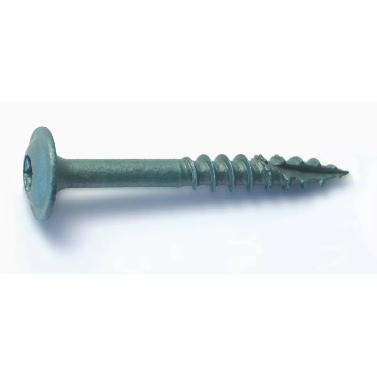 Midwest Fastener 1/4 In. x 2 In. Green XL1500 Coated Steel Round Washer Head Star Drive Construction Lag Screws
