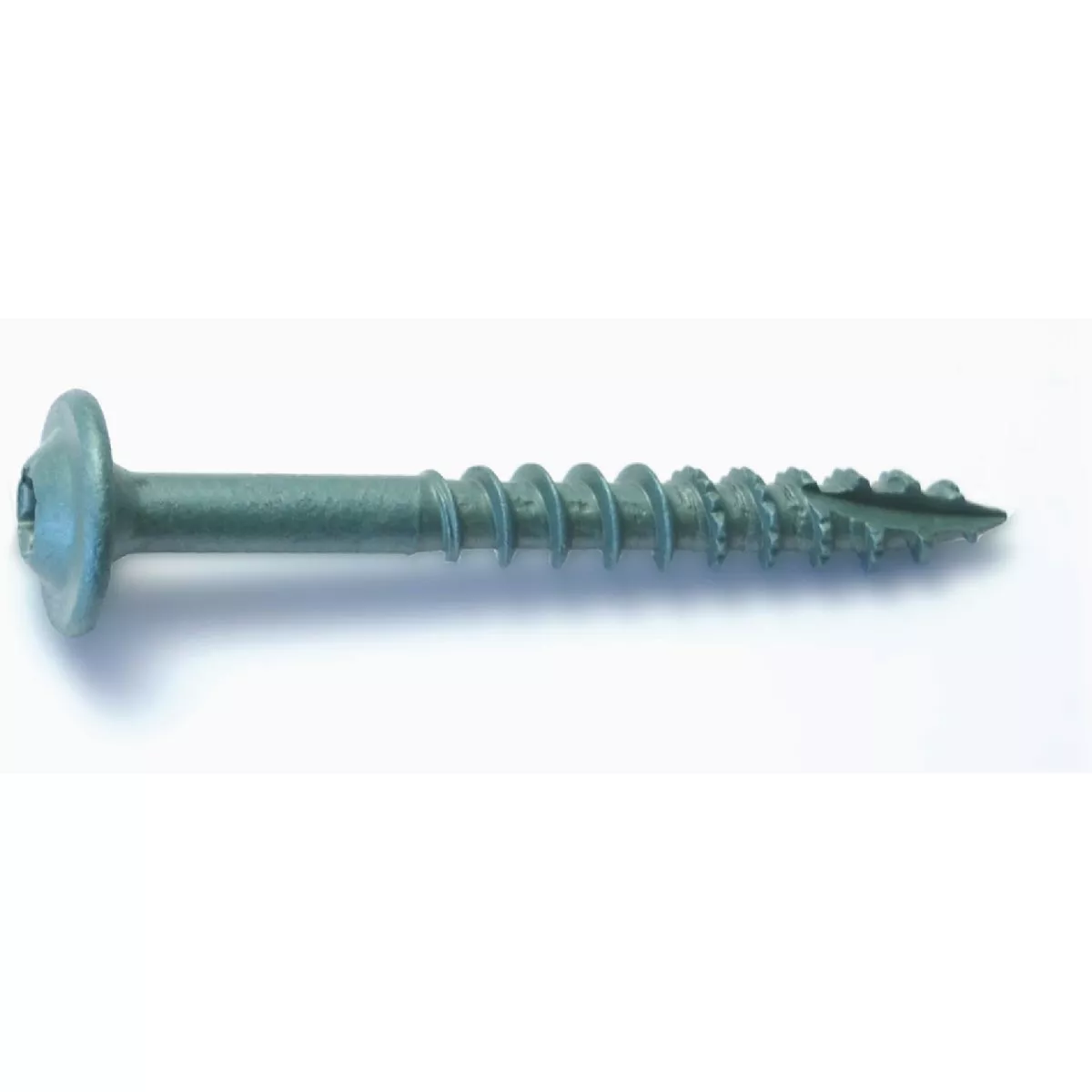 Midwest Fastener SaberDrive 5/16 In. x 2-1/2 In. Green XL1500 Coated Steel Round Washer Head Star Drive Construction Lag Screws (12 Ct.)-