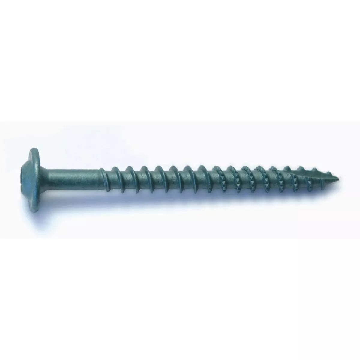 Midwest Fastener SaberDrive 5/16 In. x 3 In. Green XL1500 Coated Steel Round Washer Head Star Drive Construction Lag Screws (10 Ct.)-