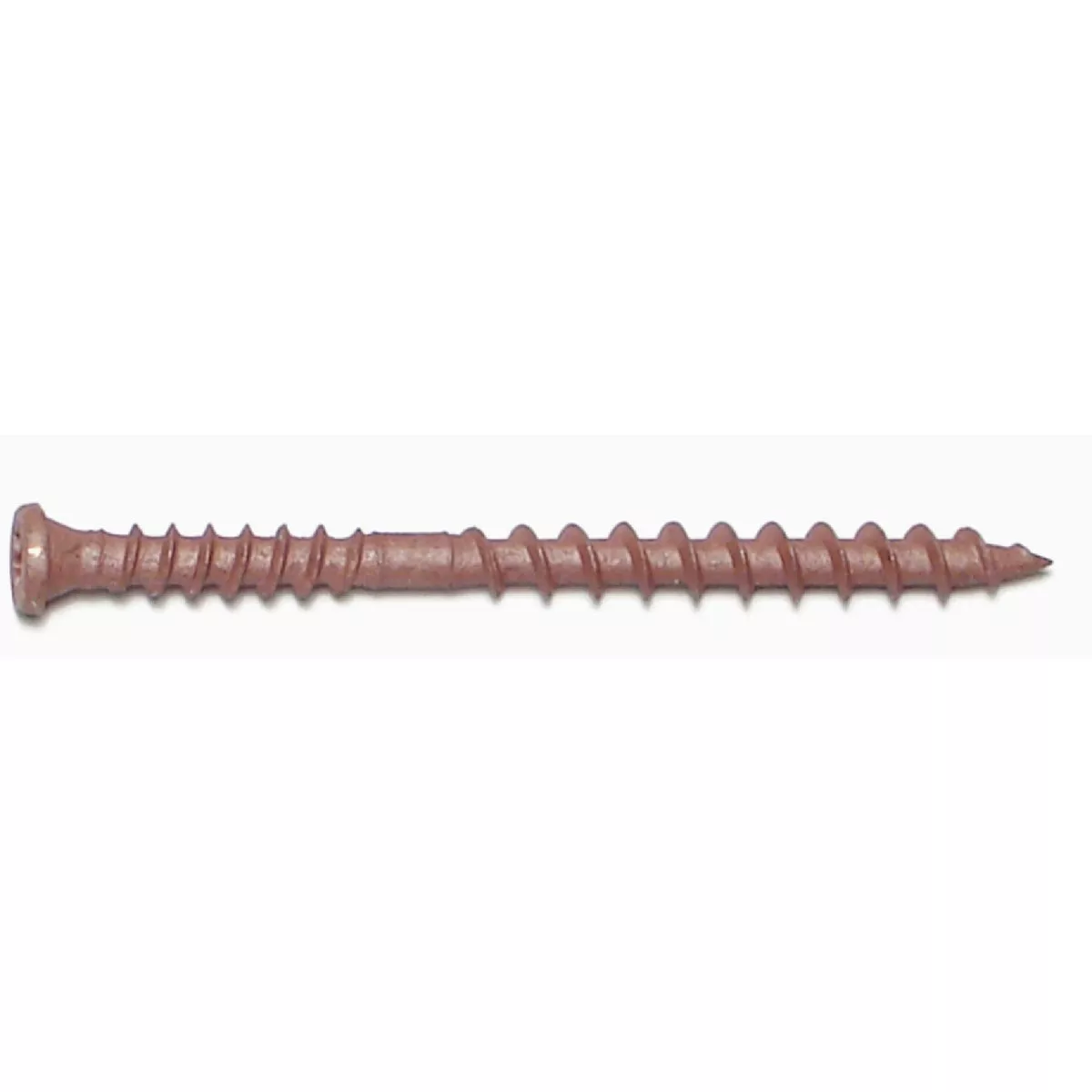 Midwest Fastener #10 x 2-1/2 In. Redwood Ruspert Coated Steel Composite Star Drive Pan Head Deck Screws (25 Ct.)