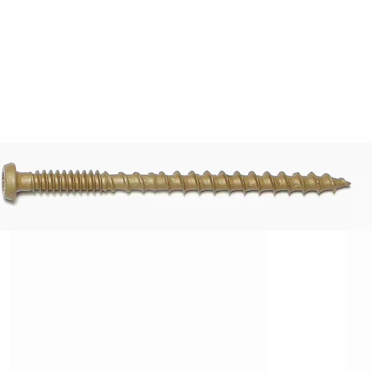 Midwest Fastener #10 x 3 In. Tan Ruspert Coated Steel Composite Star Drive Pan Head Deck Screws