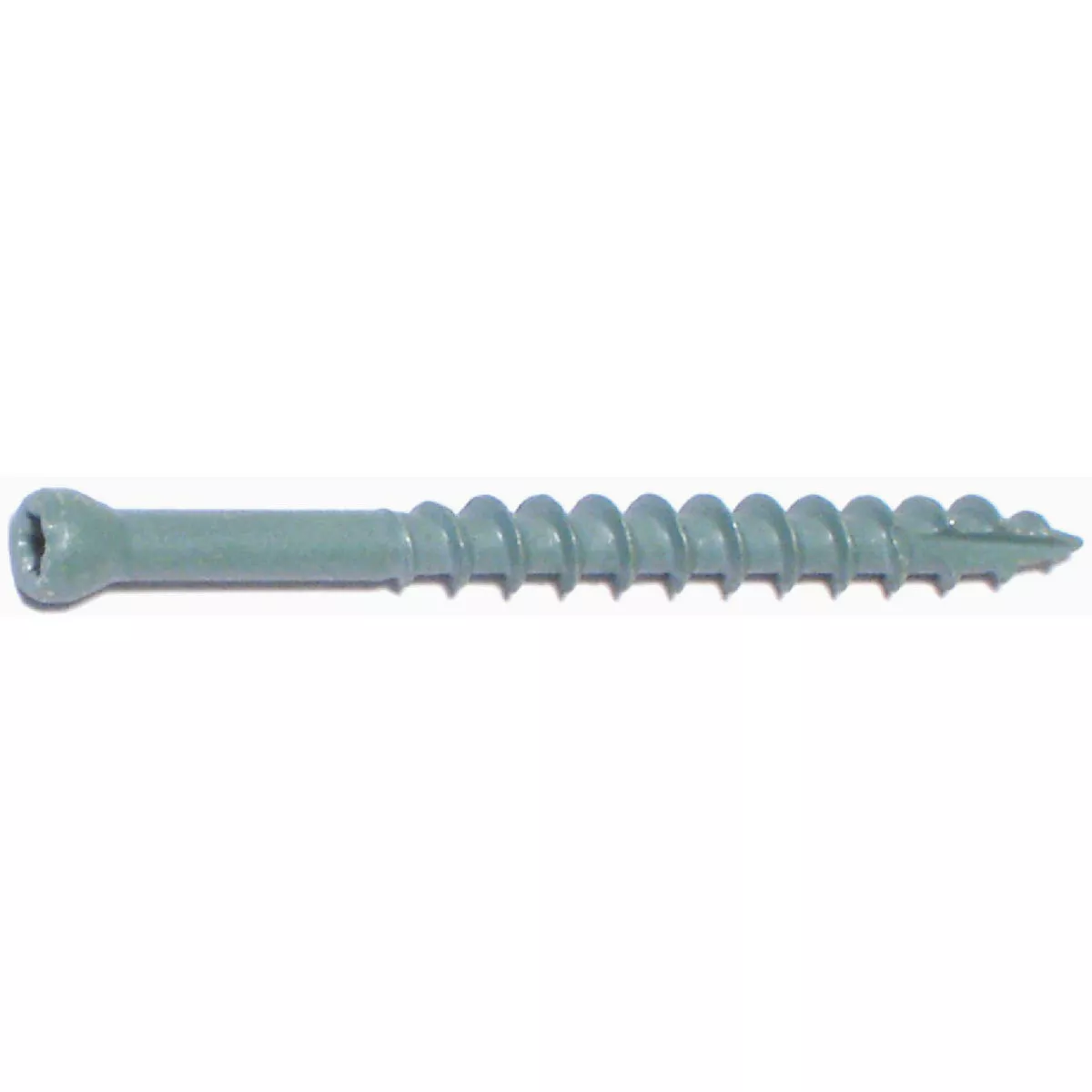 Midwest Fastener #8 x 2 In. Green XL1500 Coated Steel Star Drive Trim Head Saberdrive Deck Screws