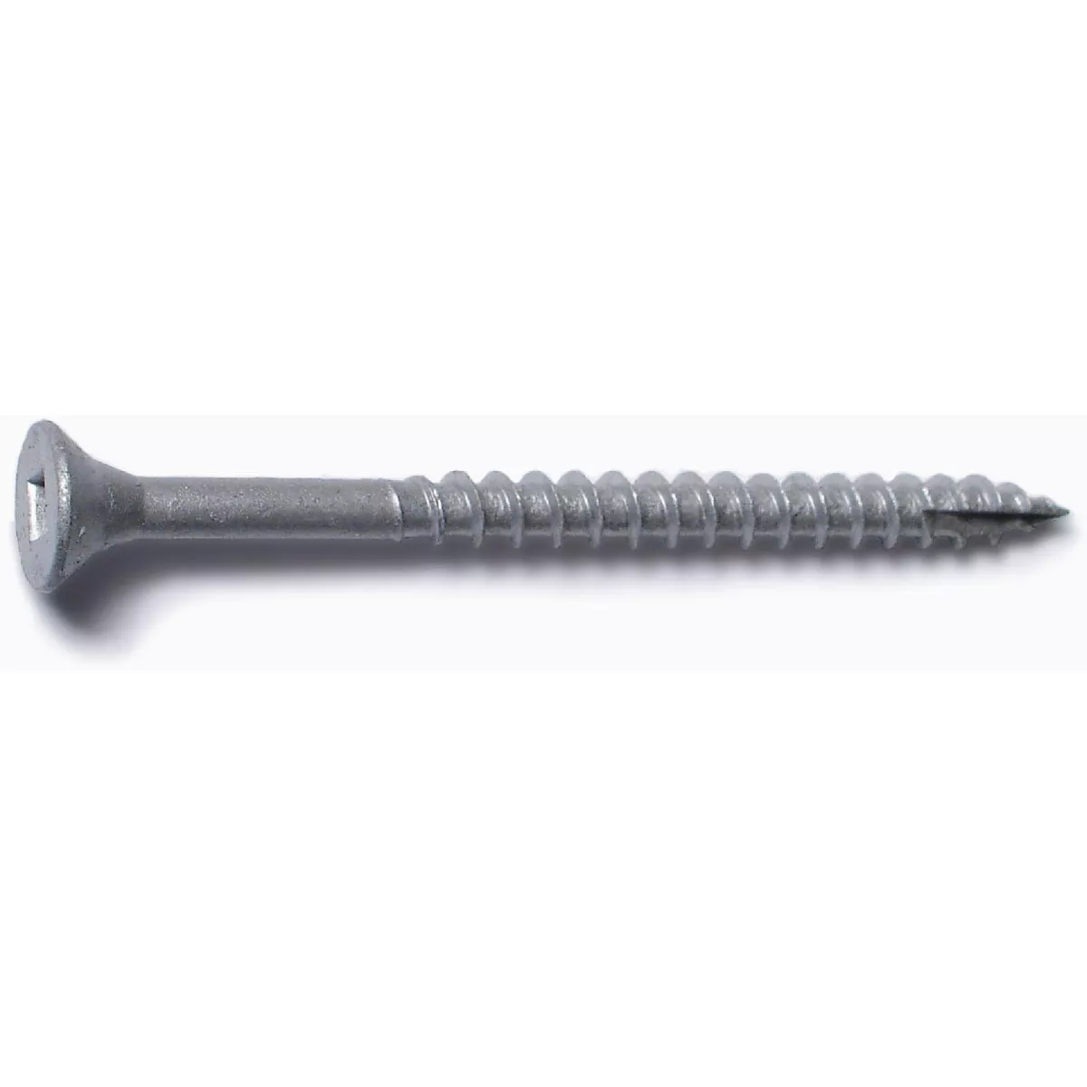 Midwest Fastener #8 x 2-1/2 In. Silver Ruspert Coated Steel Square Drive Bugle Head Deck Deck Screws (20 Ct.) - photo 2