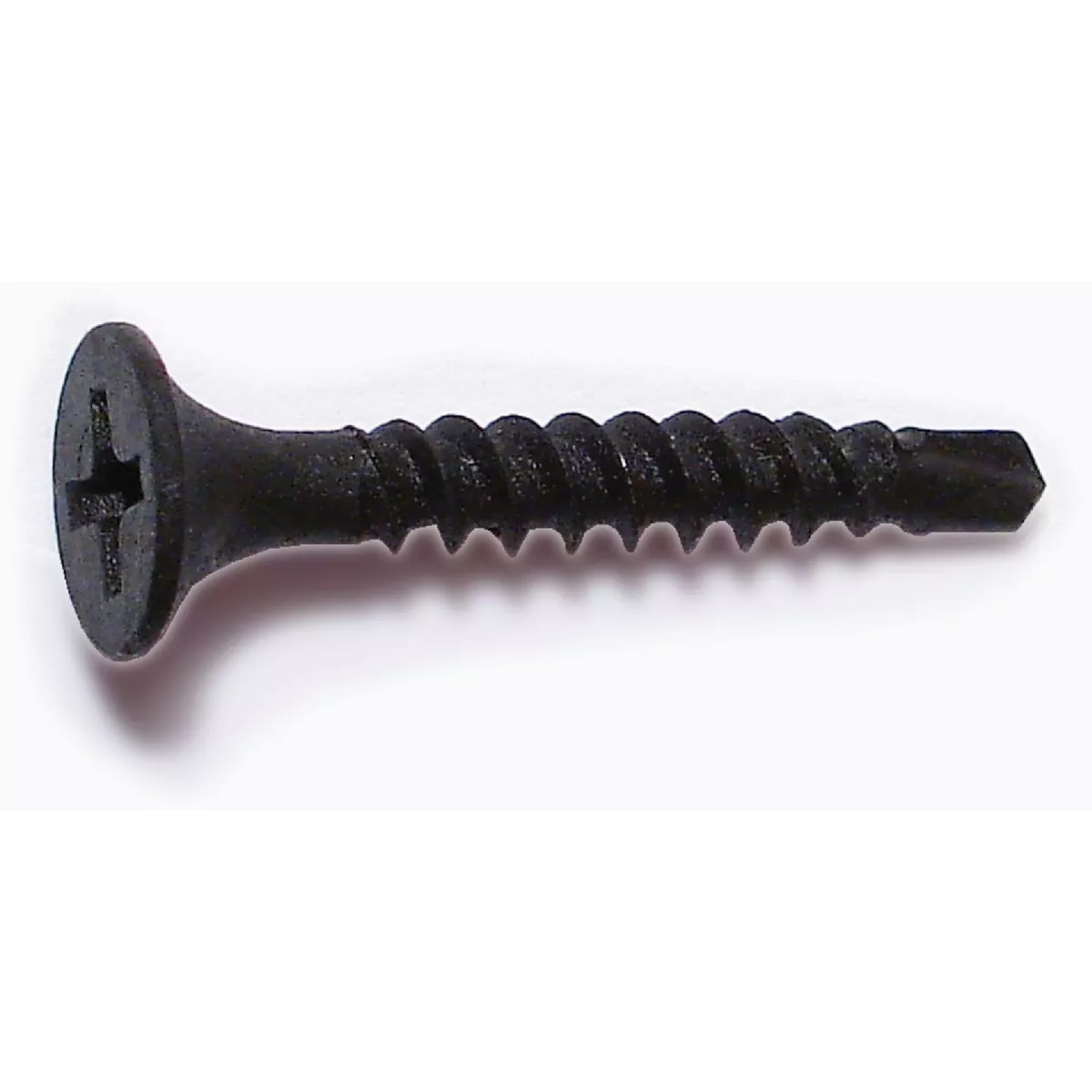 Midwest Fastener #6-20 x 1 In. Black Phosphate Steel Phillips Head Self-Drilling Screws