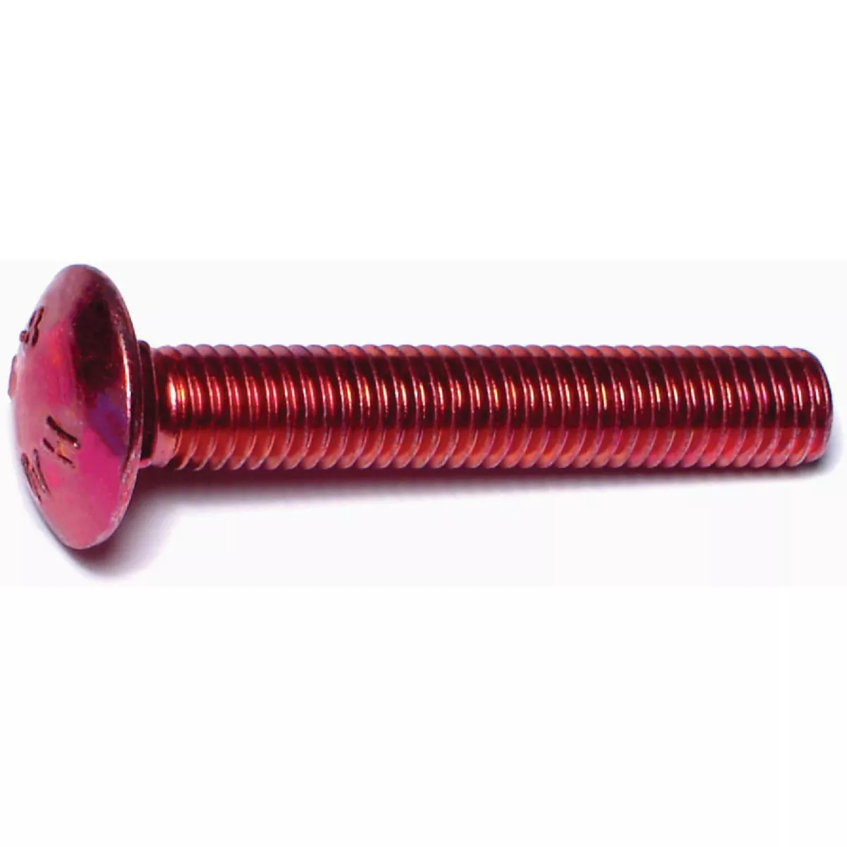 Midwest Fastener 8mm-1.25 x 50mm Zinc Plated Class 8.8 Steel Coarse Thread Carriage Bolt (4 Ct.)-