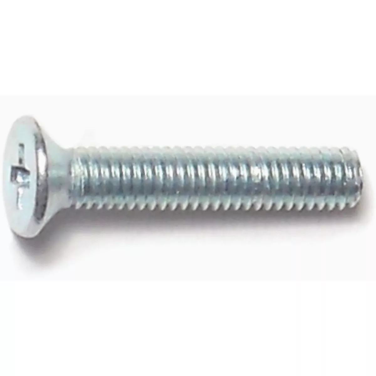 Midwest Fastener 3mm-0.5 x 16mm Zinc Plated Class 4.8 Steel Coarse Thread Phillips Flat Head Machine Screws
