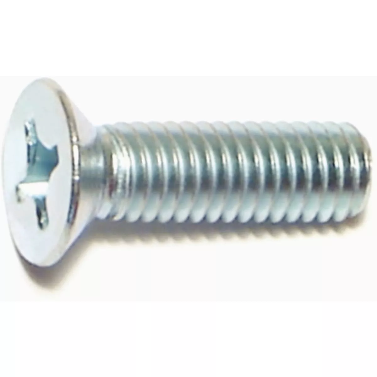 Midwest Fastener 6mm-1.0 x 20mm Zinc Plated Class 4.8 Steel Coarse Thread Phillips Flat Head Machine Screws (25 Ct.)