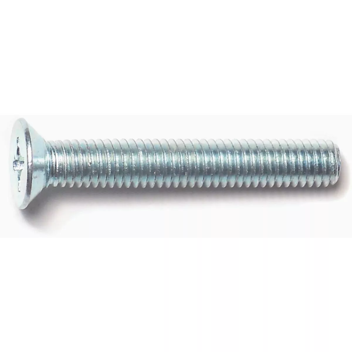 Midwest Fastener 6mm-1.0 x 40mm Zinc Plated Class 4.8 Steel Coarse Thread Phillips Flat Head Machine Screws (20 Ct.)