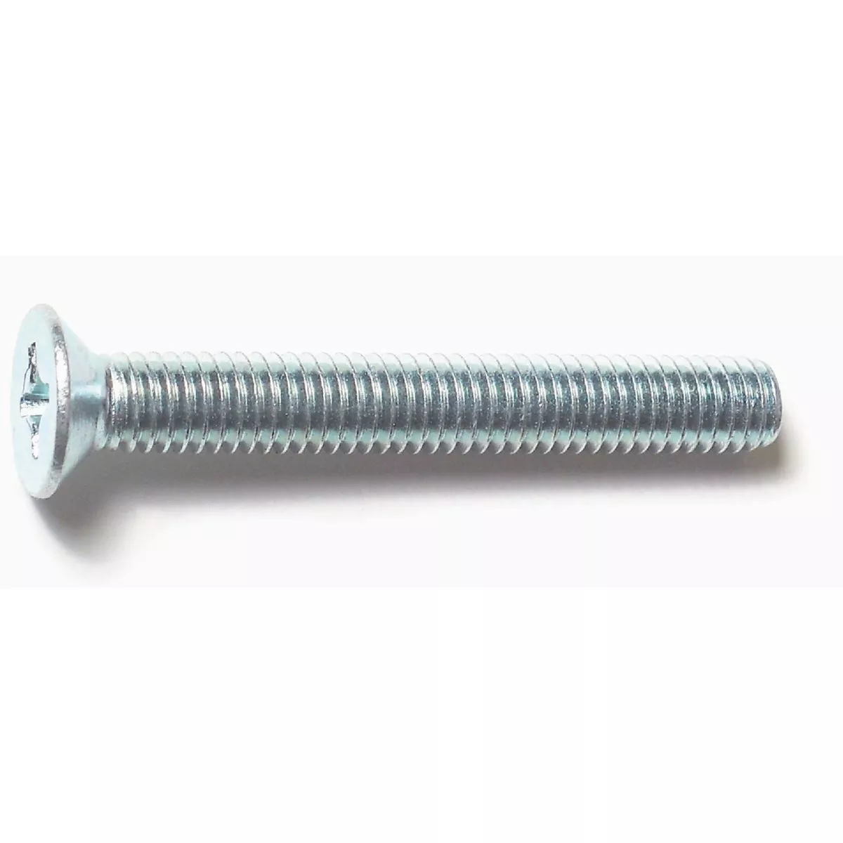 Midwest Fastener 6mm-1.0 x 45mm Zinc Plated Class 4.8 Steel Coarse Thread Phillips Flat Head Machine Screws (20 Ct.)