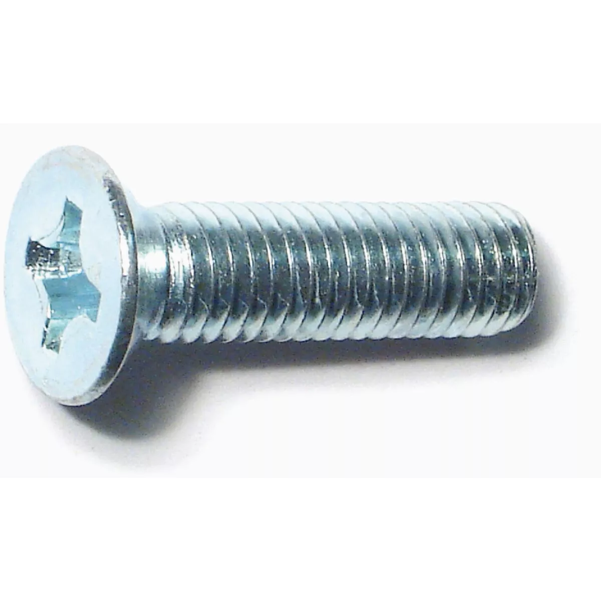 Midwest Fastener 8mm-1.25 x 30mm Zinc Plated Class 4.8 Steel Coarse Thread Phillips Flat Head Machine Screws