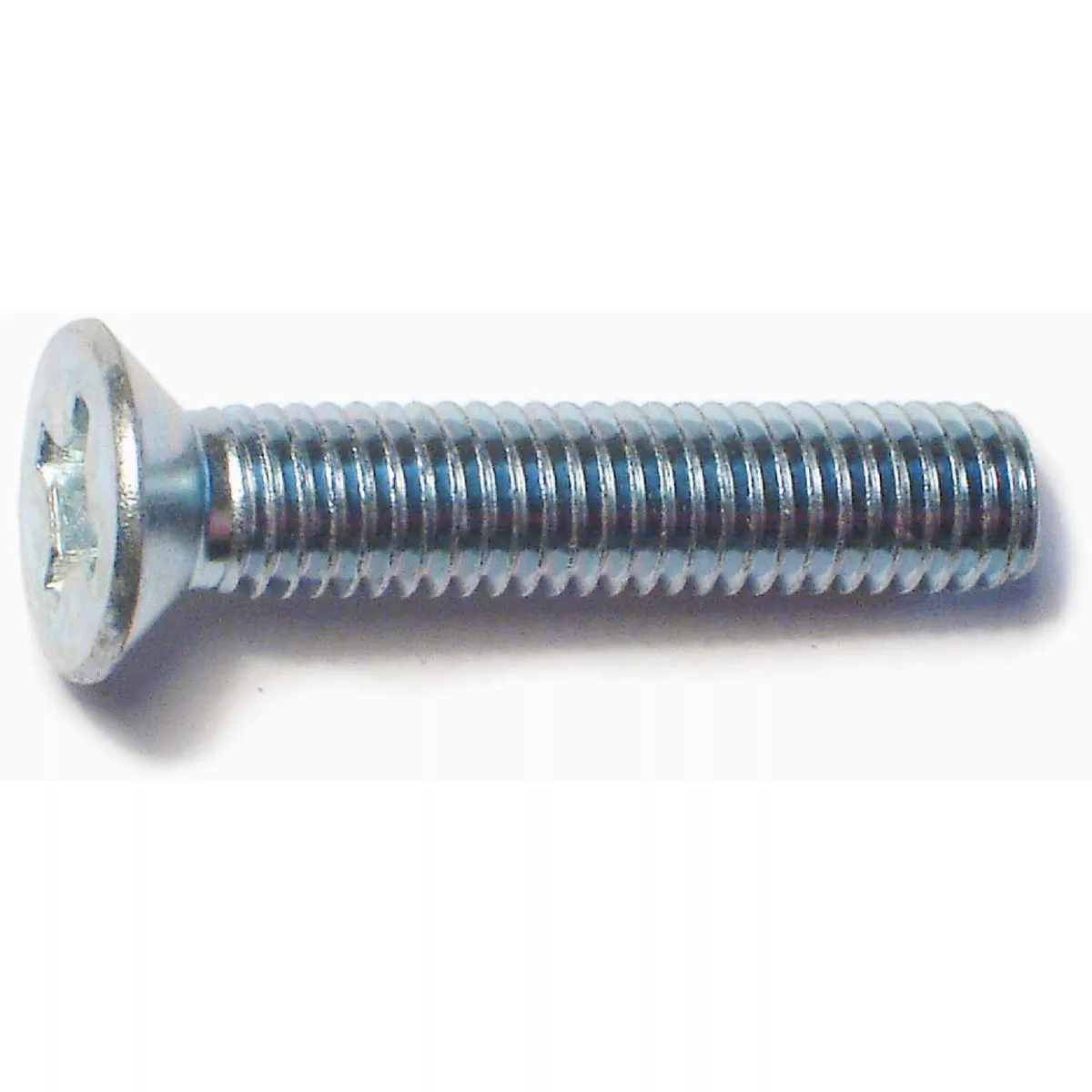 Midwest Fastener 8mm-1.25 x 40mm Zinc Plated Class 4.8 Steel Coarse Thread Phillips Flat Head Machine Screws (8 Ct.)-