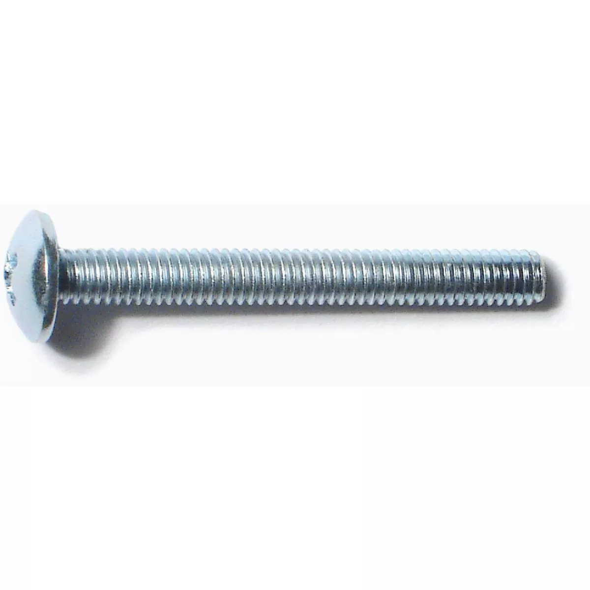Midwest Fastener 4mm-0.7 x 35mm Zinc Plated Class 4.8 Steel Coarse Thread Phillips Truss Head Machine Screws