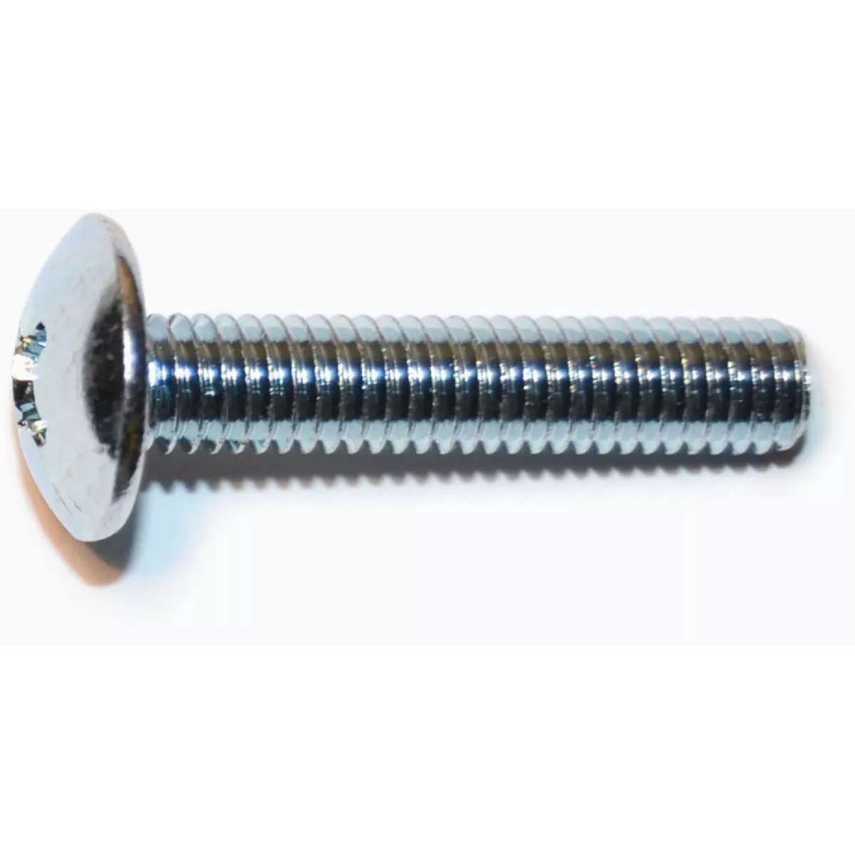 Midwest Fastener 6mm-1.0 x 30mm Zinc Plated Class 4.8 Steel Coarse Thread Phillips Truss Head Machine Screws (12 Ct.)