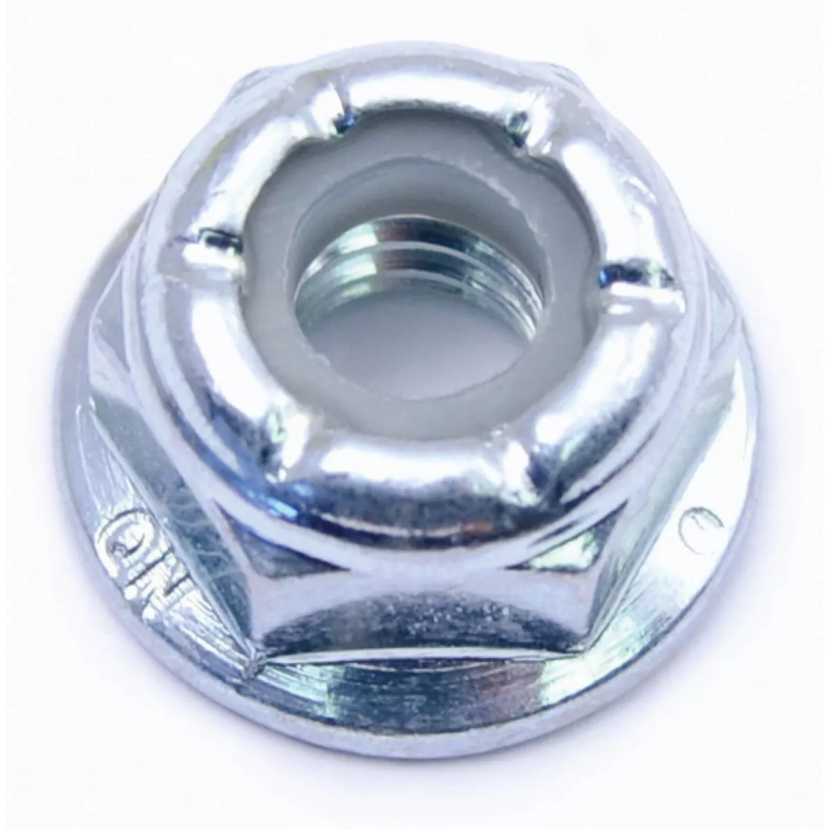 Midwest Fastener 1/4 In.-20 Zinc Plated Grade 5 Steel Coarse Thread Flange Lock Nuts (20 Ct.)-