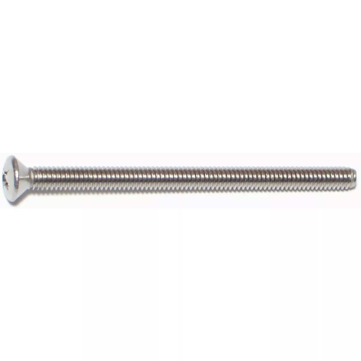 Midwest Fastener #8-32 x 2-1/2 In. 18-8 Stainless Steel Coarse Thread Phillips Oval Head Machine Screws (6 Ct.)