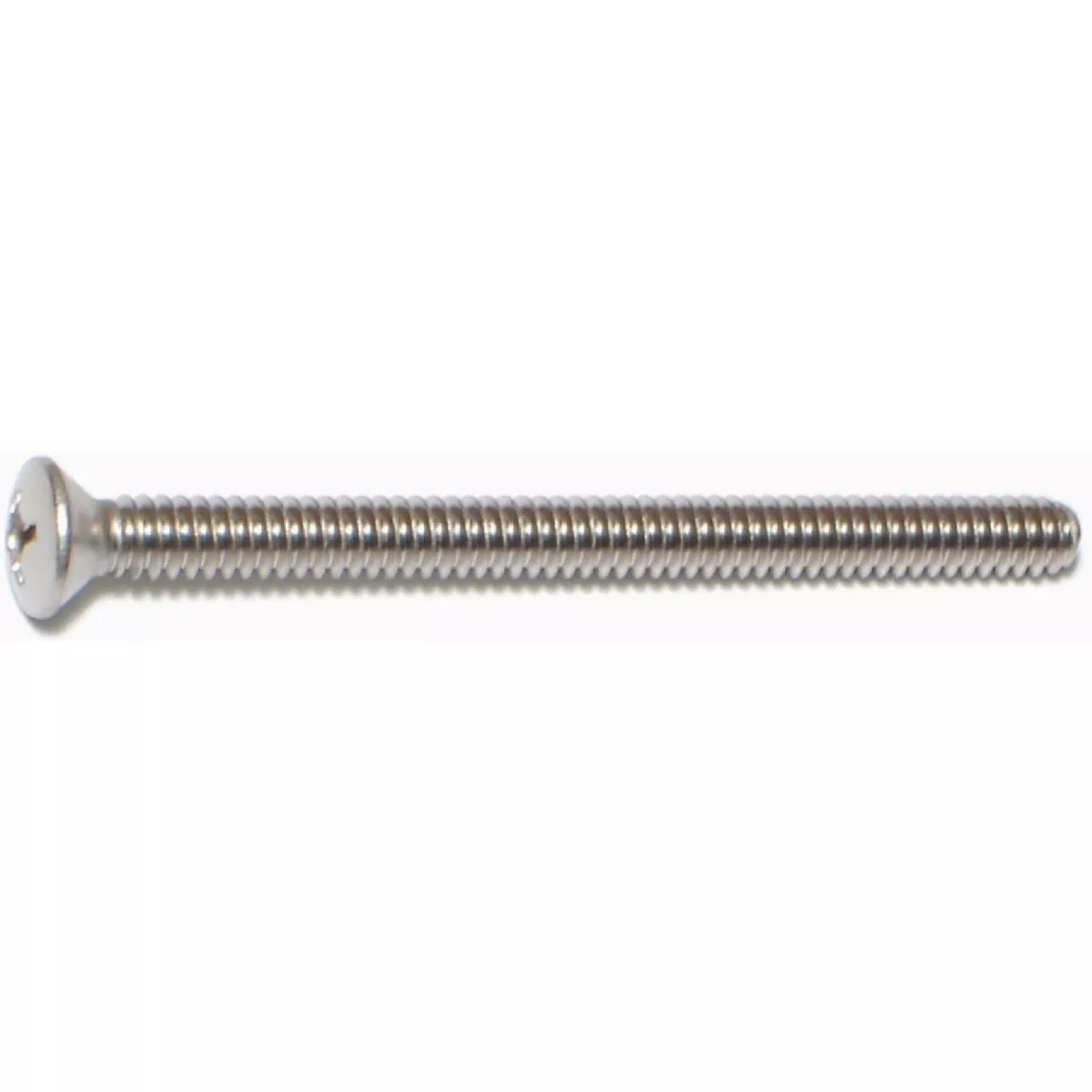 Midwest Fastener #10-24 x 2-1/2 In. 18-8 Stainless Steel Coarse Thread Phillips Oval Head Machine Screws (5 Ct.)-