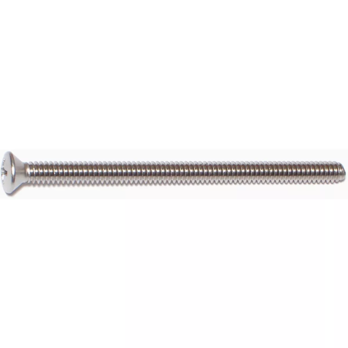 Midwest Fastener #10-24 x 3 In. 18-8 Stainless Steel Coarse Thread Phillips Oval Head Machine Screws (4 Ct.)