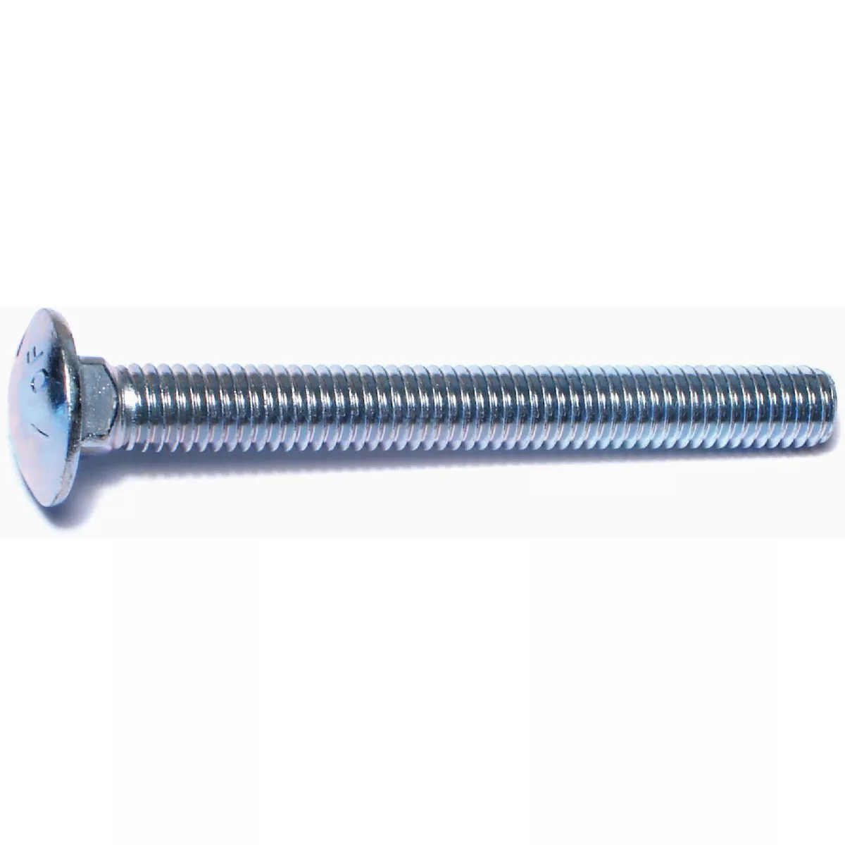Midwest Fastener 3/8 In.-16 x 3-1/2 In. Zinc Plated Grade 5 Steel Coarse Thread Carriage Bolt