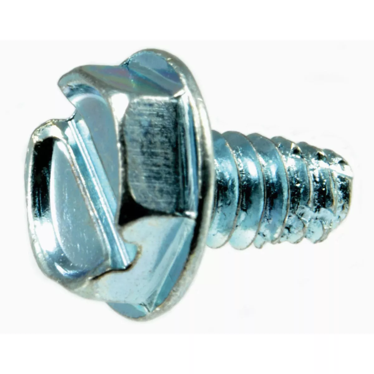 Midwest Fastener #6-32 x 1/4 In. Zinc Plated Steel Coarse Thread Hex Head Type F Sheet Metal Screws - photo 2