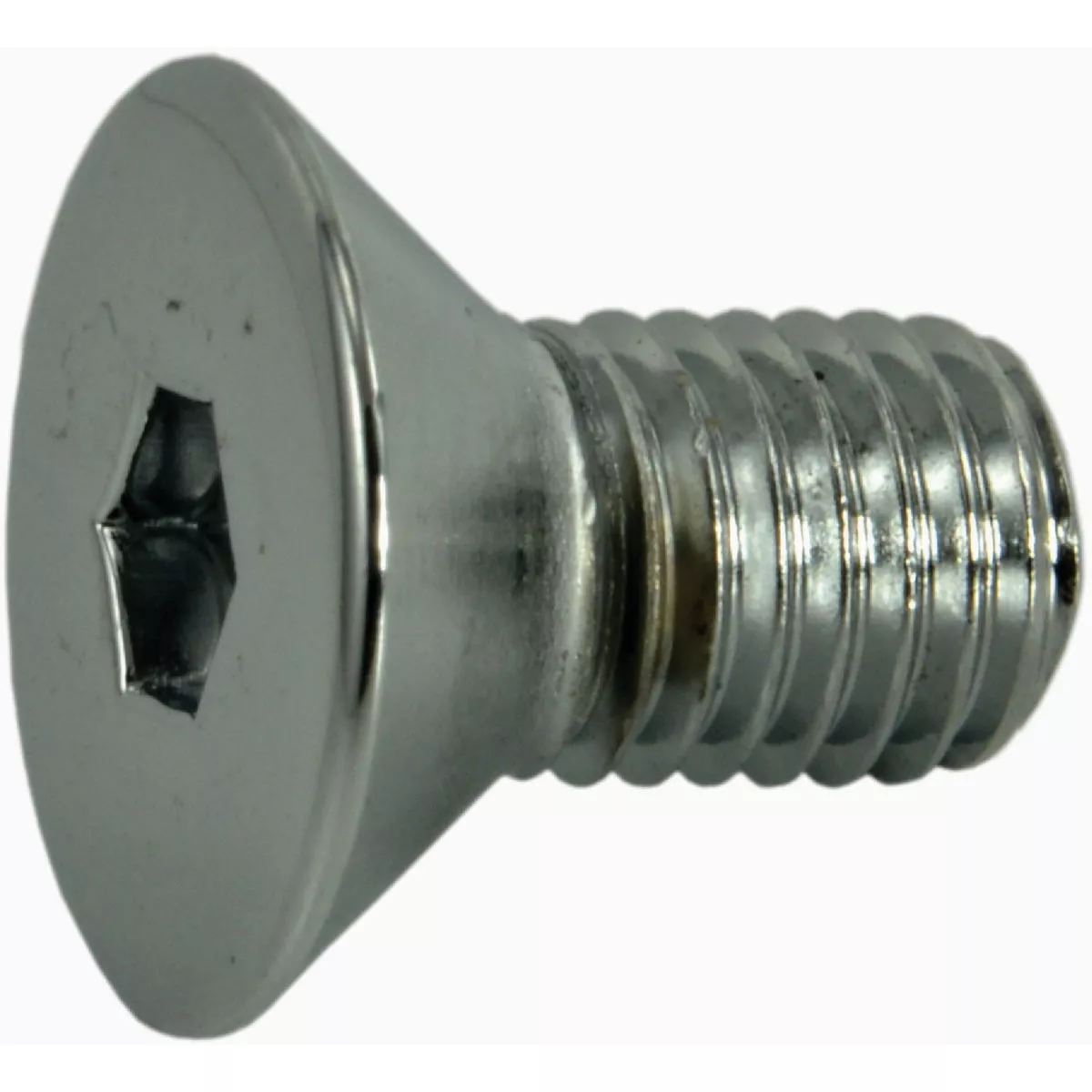 Midwest Fastener 1/4 In.-28 x 1/2 In. Chrome Plated Steel Fine Thread Flat Head Socket Cap Screws (10 Ct.)