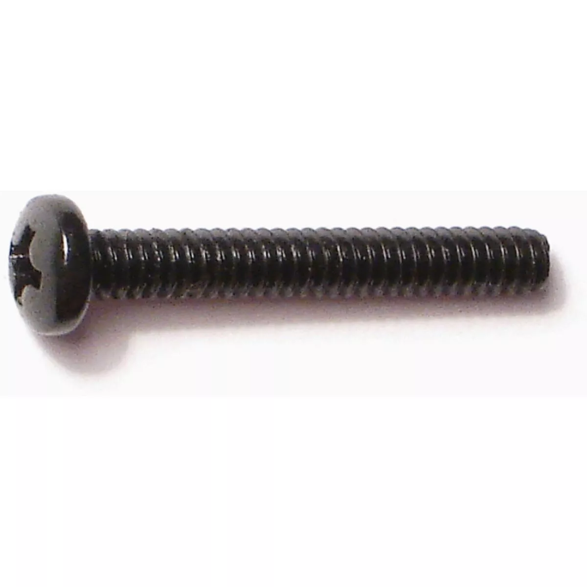 Midwest Fastener #6-32 x 1 In. Black Oxide Steel Coarse Thread Phillips Pan Head Machine Screws (25 Ct.)