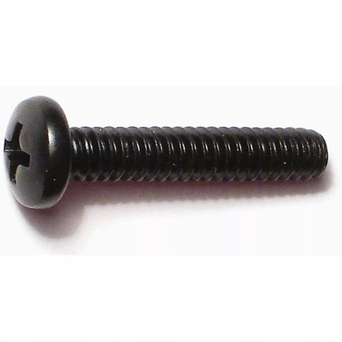 Midwest Fastener #10-24 x 1 In. Black Oxide Steel Coarse Thread Phillips Pan Head Machine Screws (15 Ct.)
