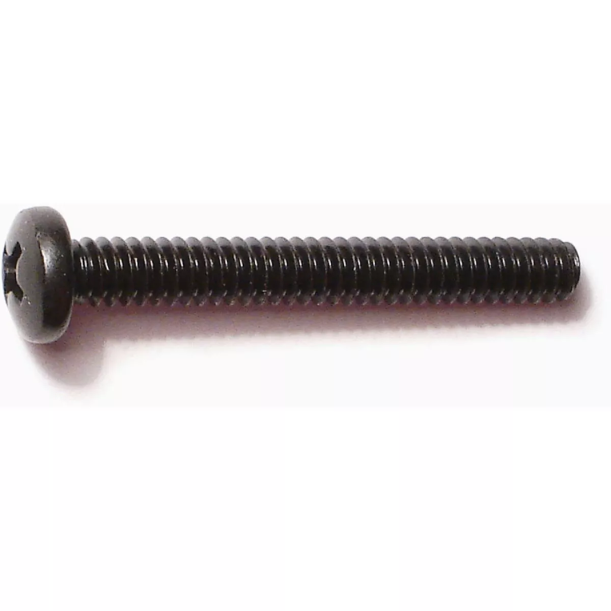 Midwest Fastener #10-24 x 1-1/2 In. Black Oxide Steel Coarse Thread Phillips Pan Head Machine Screws