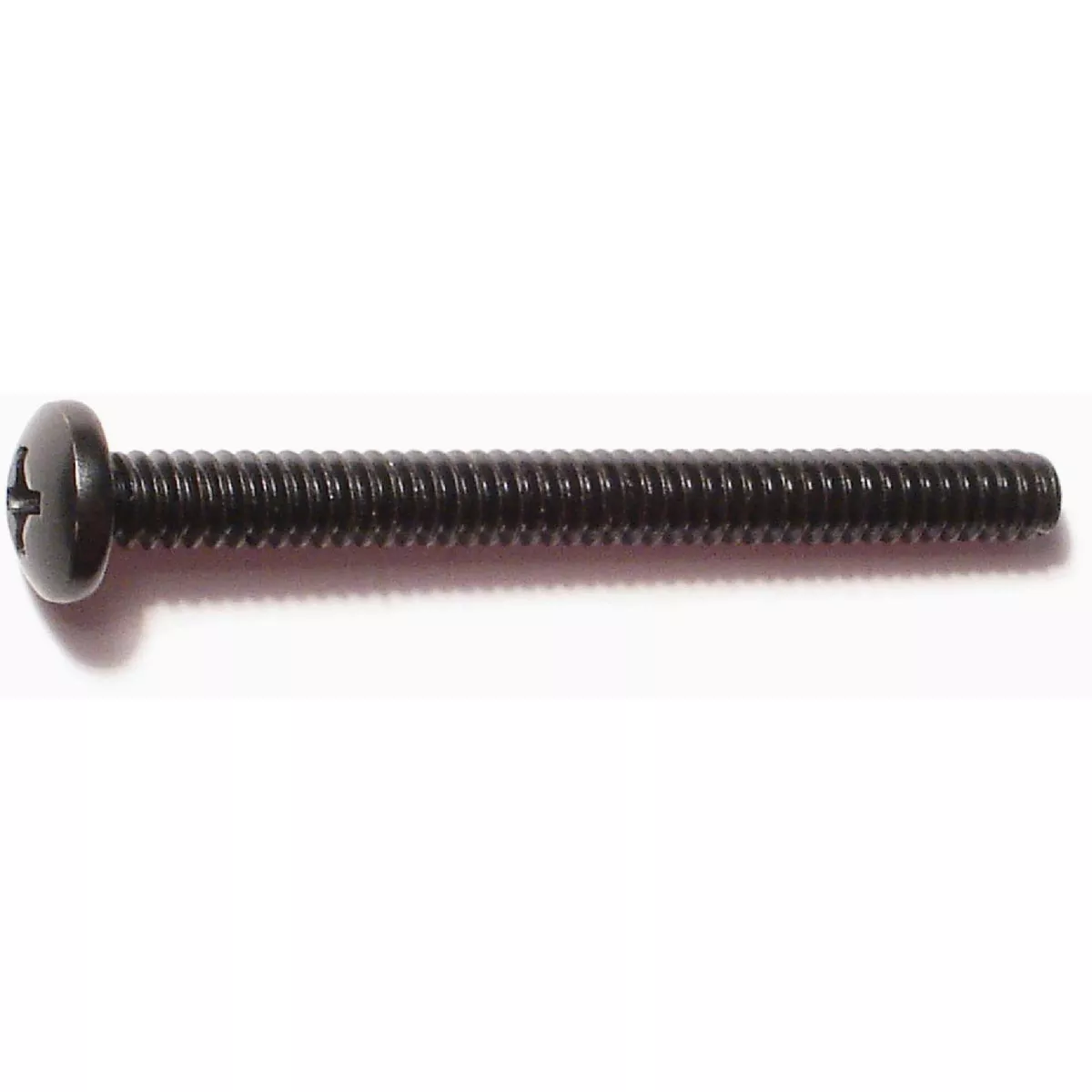 Midwest Fastener #10-24 x 2 In. Black Oxide Steel Coarse Thread Phillips Pan Head Machine Screws (12 Ct.)-