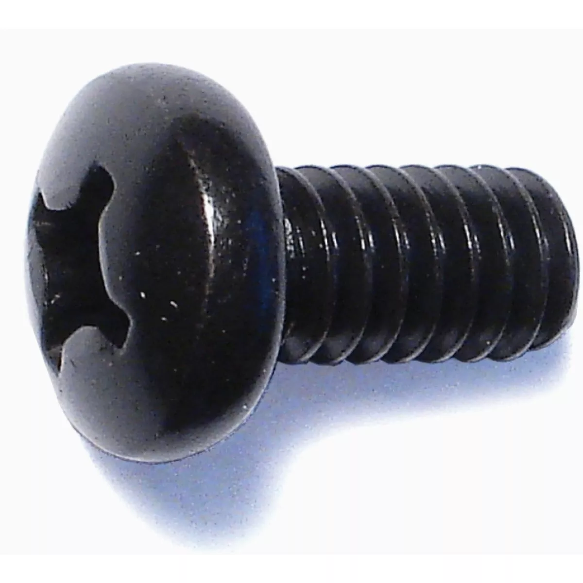 Midwest Fastener 1/4 In.-20 x 1/2 In. Black Oxide Steel Coarse Thread Phillips Pan Head Machine Screws