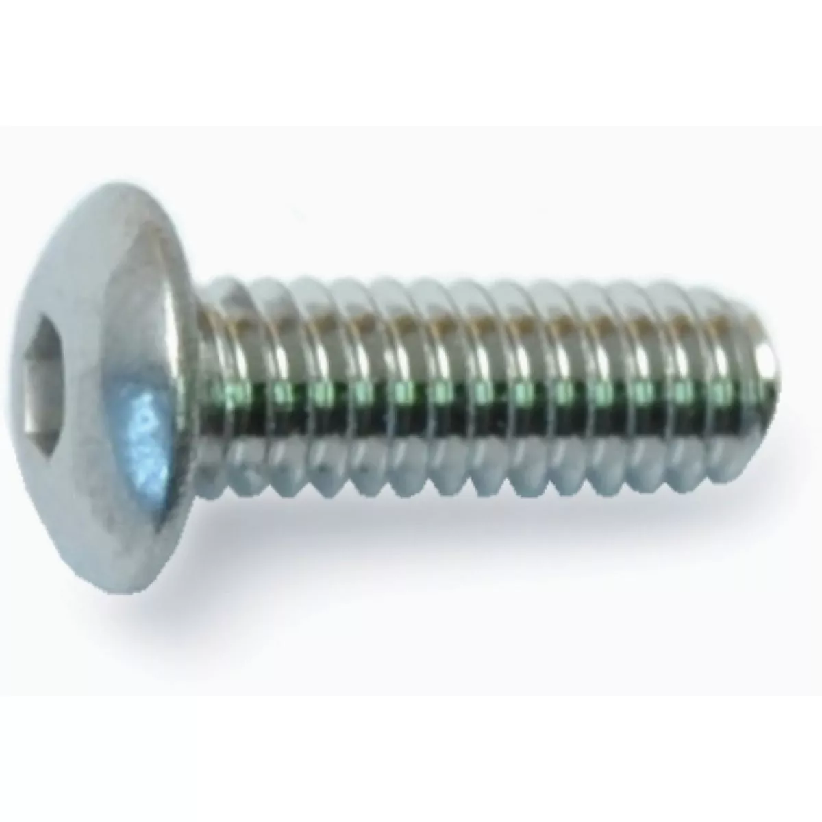 Midwest Fastener #8-32 x 1/2 In. Polished 18-8 Stainless Steel Coarse Thread Button Head Socket Cap Screws