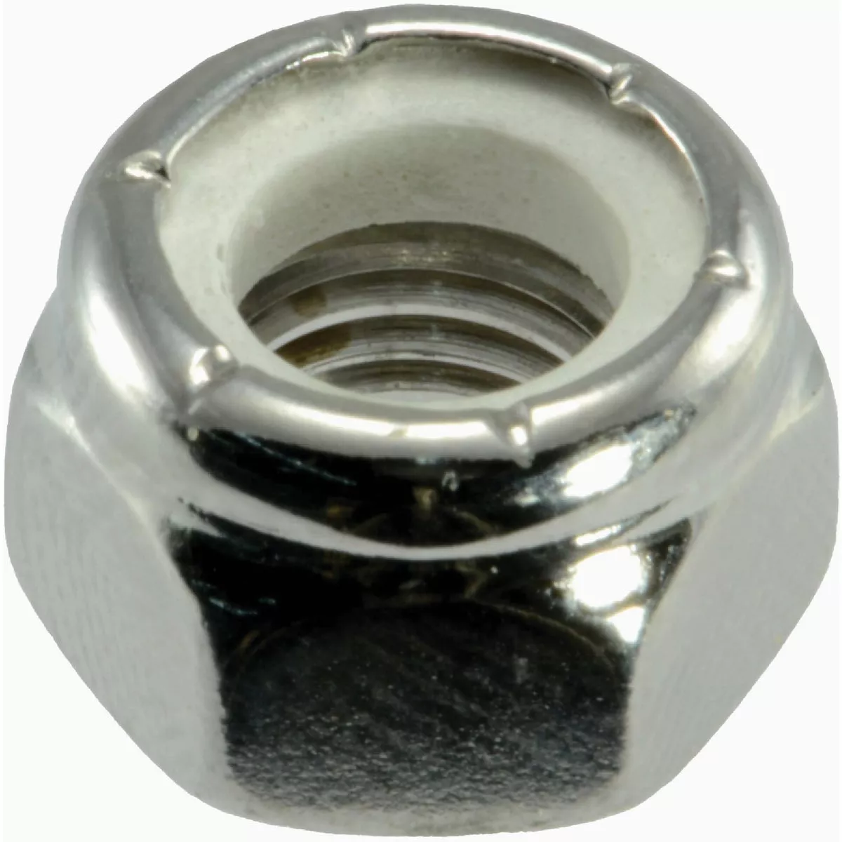 Midwest Fastener 5/16 In.-24 Polished 18-8 Stainless Steel Fine Thread Nylon Insert Lock Nuts (6 Ct.)