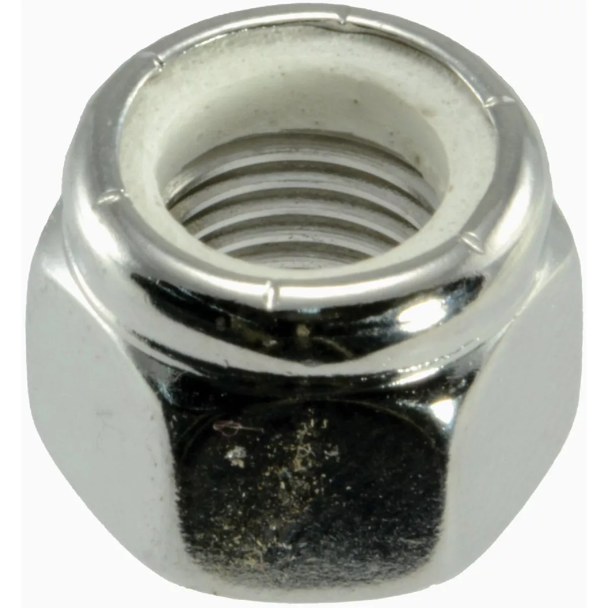 Midwest Fastener 3/8 In.-24 Polished 18-8 Stainless Steel Fine Thread Nylon Insert Lock Nuts