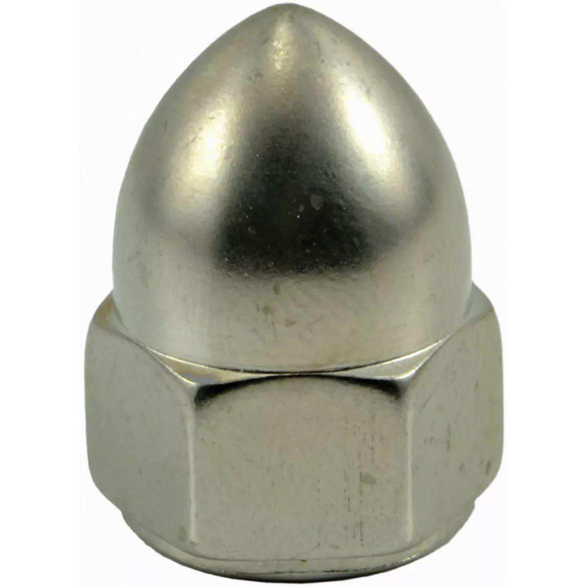 Midwest Fastener 7/16 In.-14 Polished 18-8 Stainless Steel Coarse Thread Acorn Cap Nuts