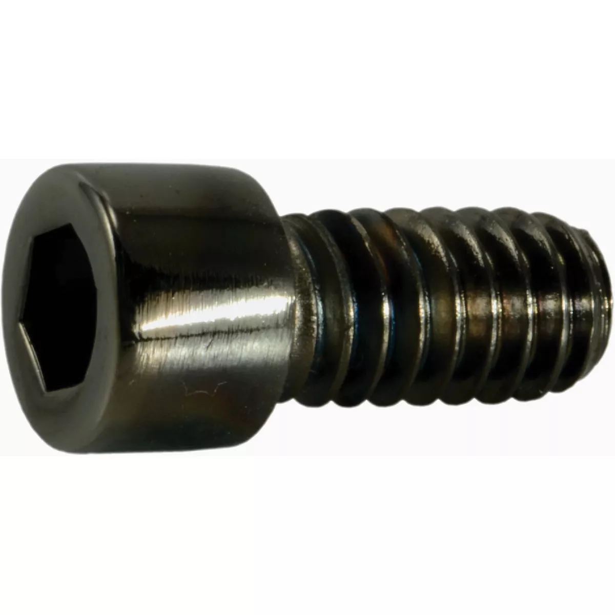 Midwest Fastener 1/4 In.-20 x 1/2 In. Black Chrome Plated Steel Coarse Thread Smooth Socket Cap Screws