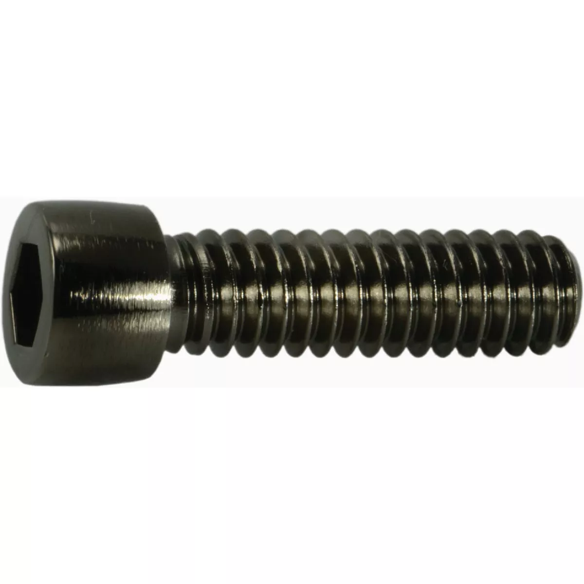 Midwest Fastener 1/4 In.-20 x 7/8 In. Black Chrome Plated Steel Coarse Thread Smooth Socket Cap Screws