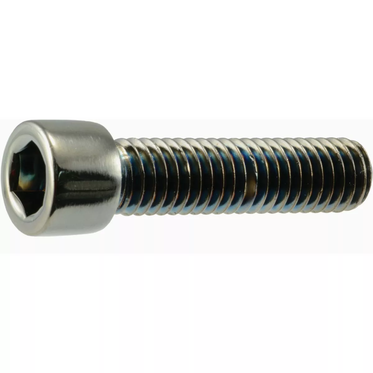 Midwest Fastener 3/8 In.-16 x 1-1/2 In. Black Chrome Plated Steel Coarse Thread Smooth Socket Cap Screws (5 Ct.)-