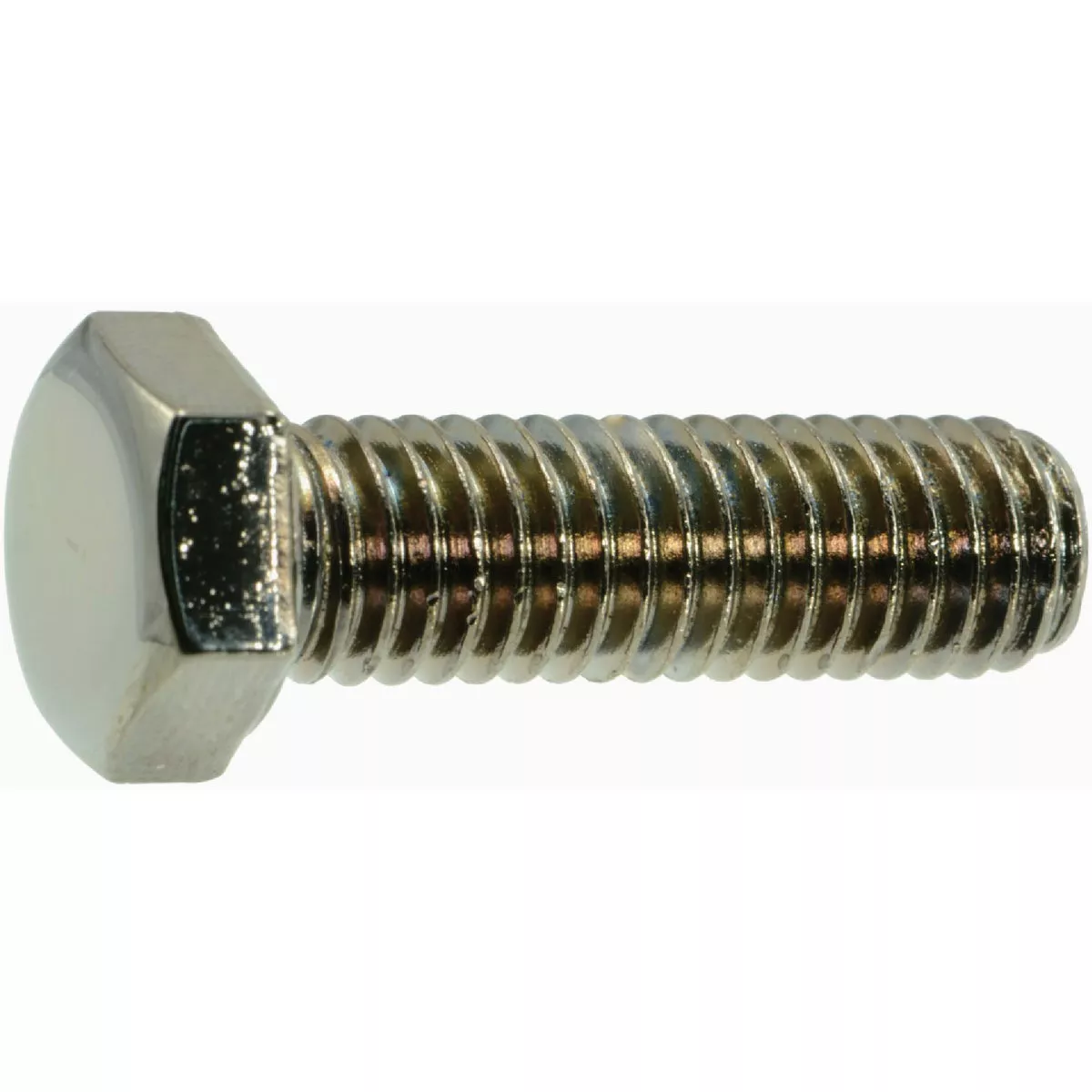 Midwest Fastener 3/8 In.-16 x 1-1/4 In. Black Chrome Plated Steel Coarse Thread Hex Cap Screws