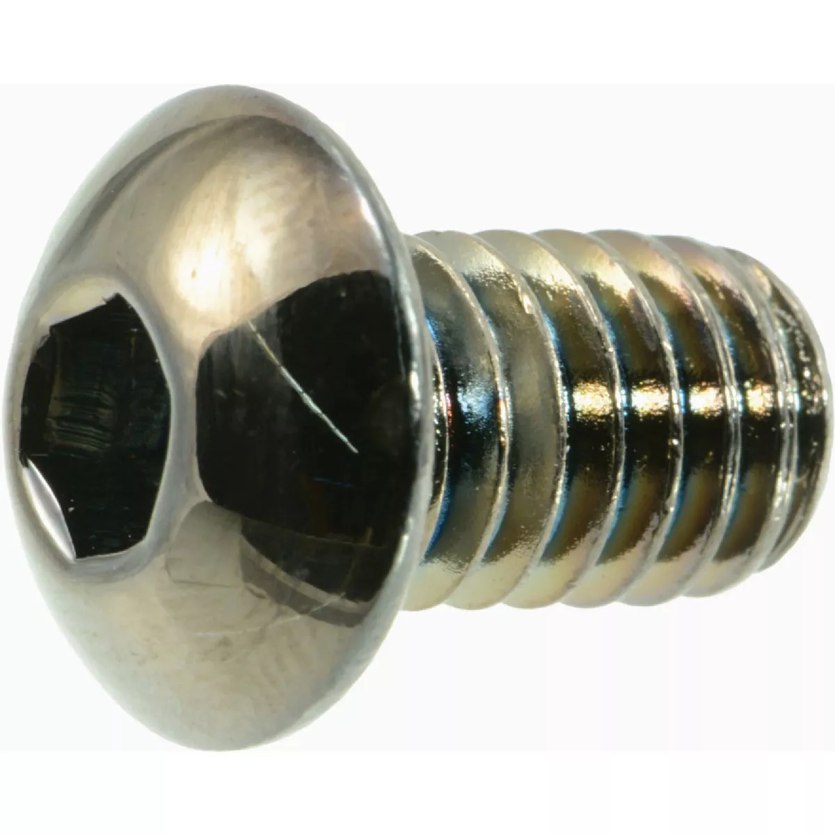 Midwest Fastener 5/16 In.-18 x 1/2 In. Black Chrome Plated Steel Coarse Thread Button Head Socket Cap Screws