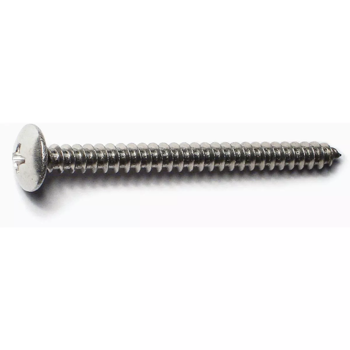 Midwest Fastener #8 x 2 In. 18-8 Stainless Steel Phillips Truss Head Sheet Metal Screws (10 Ct.)