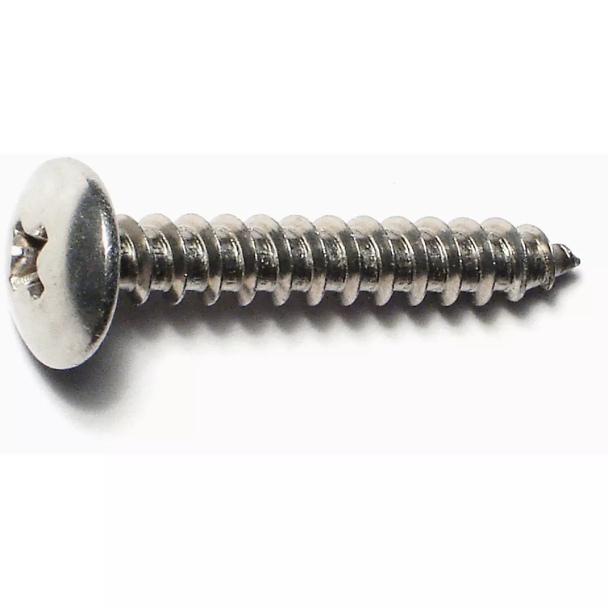 Midwest Fastener #10 x 1-1/4 In. 18-8 Stainless Steel Phillips Truss Head Sheet Metal Screws (12 Ct.)