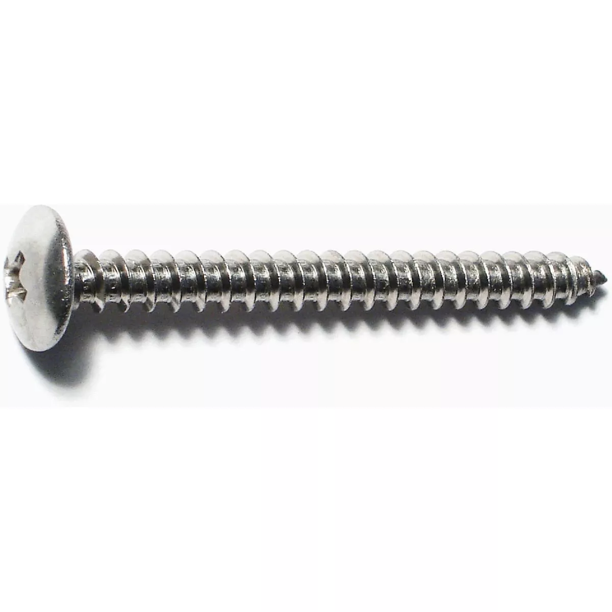 Midwest Fastener #10 x 2 In. 18-8 Stainless Steel Phillips Truss Head Sheet Metal Screws (8 Ct.)-